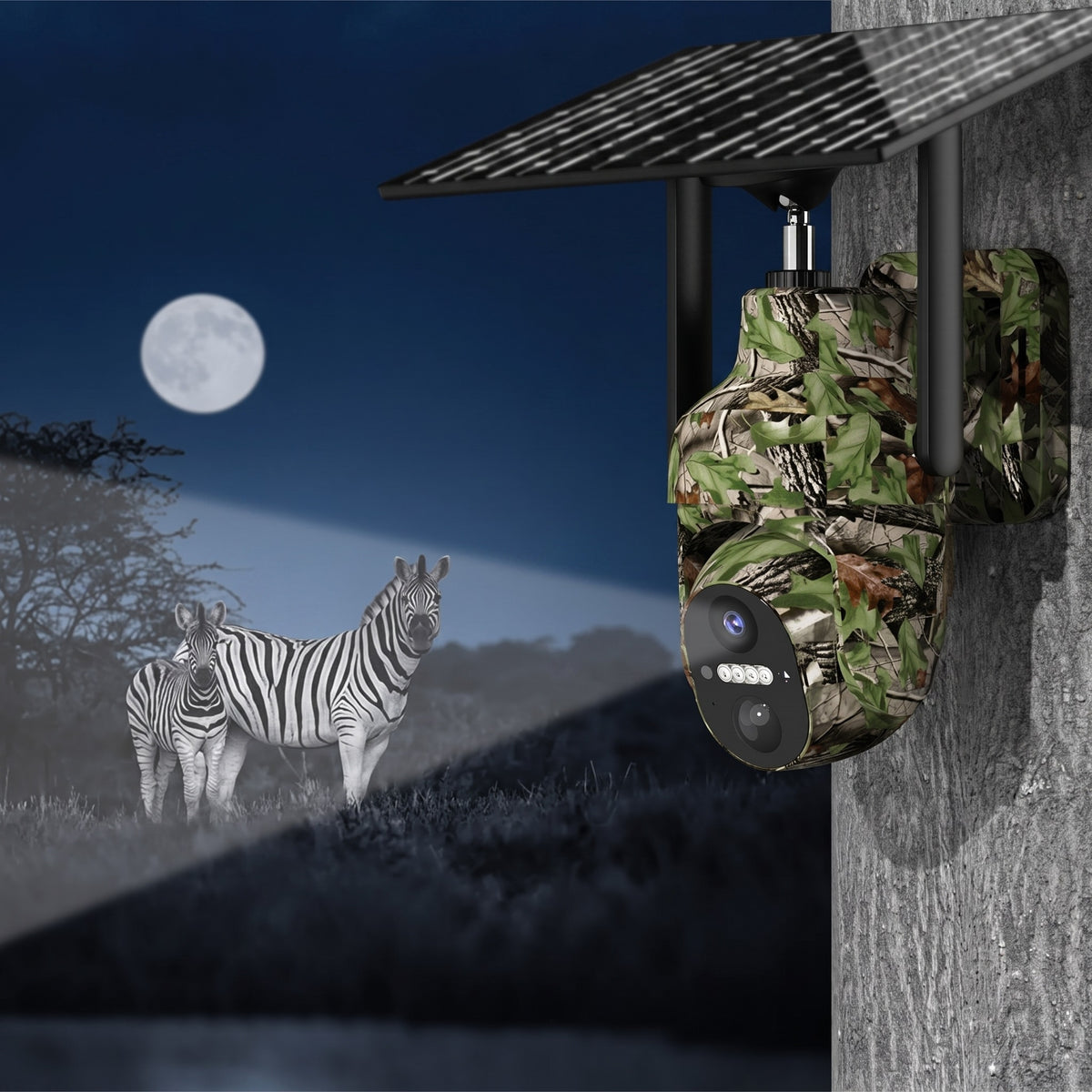 Camera de Chasse 4G Solaire Camouflage | APEX SIGHT 4G