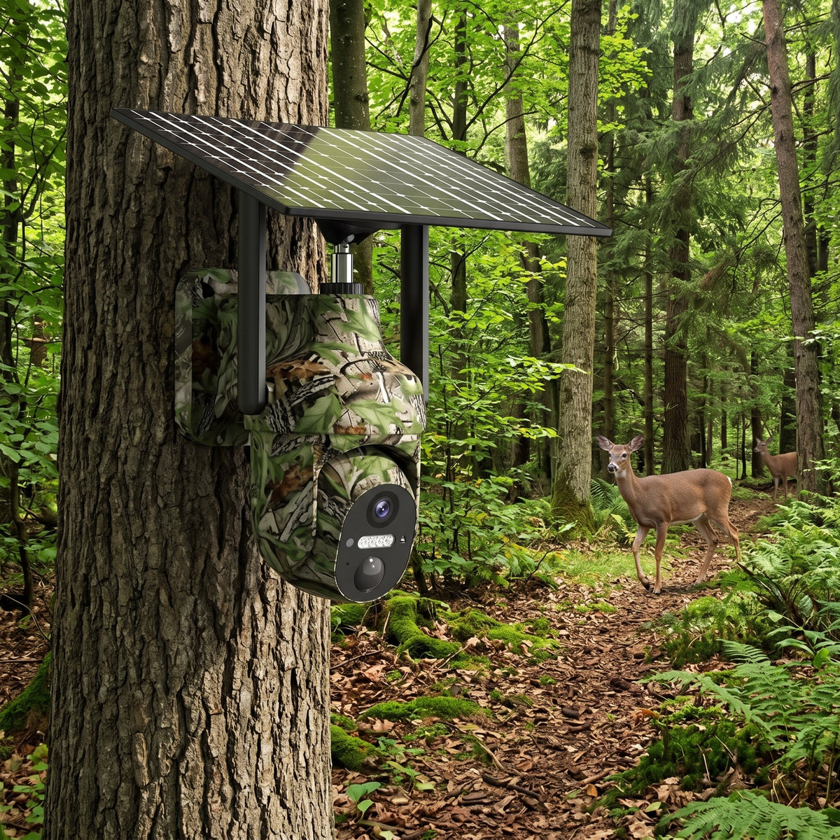 Camera de Chasse 4G Solaire Camouflage | APEX SIGHT 4G