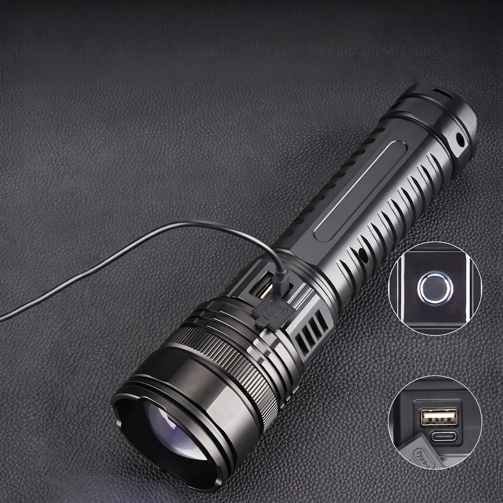 Lampe Torche Tactique Puissante USB-C Powerbank | APEX BEAM 100W