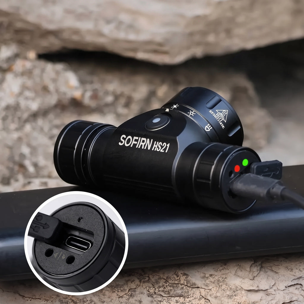 Lampe Frontale Puissante Rechargeable USB-C | APEX BEAM 2200